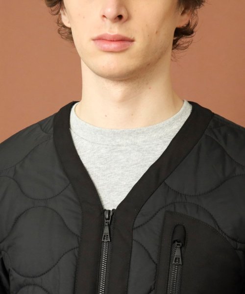 キルティング ミリタリージャケット 