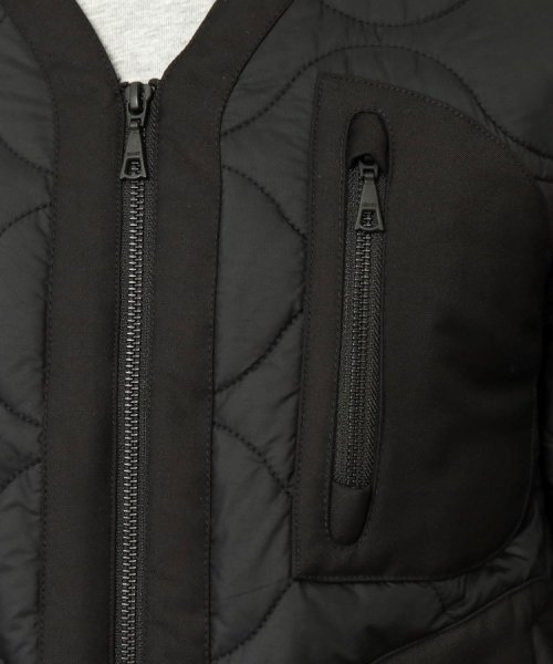 キルティング ミリタリージャケット 