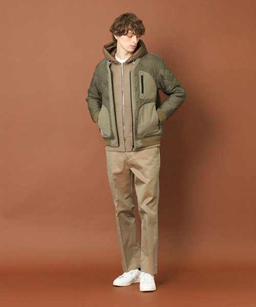 キルティング ミリタリージャケット 