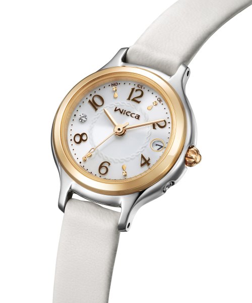 wicca ウィッカソーラーテック電波時計 替えバンド付き限定モデル 