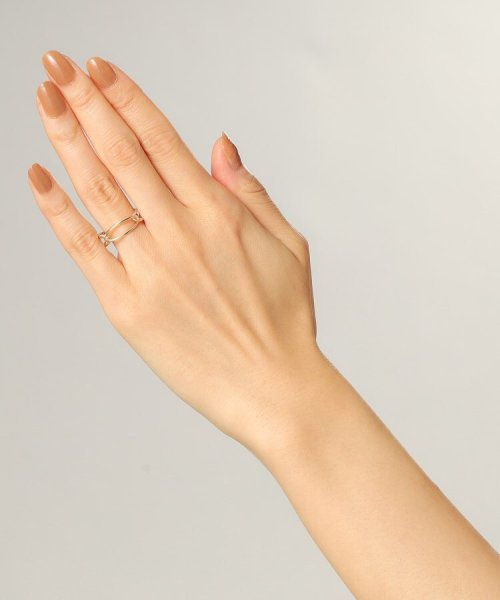 K10ダイヤモンド ロープPCチェーン リング 