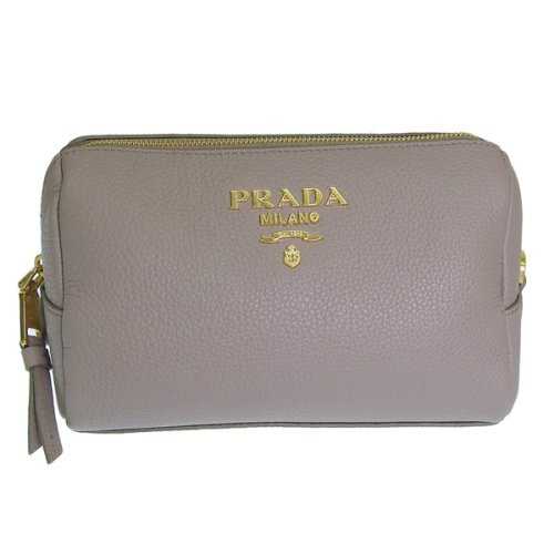 PRADA(プラダ)/PRADA プラダ VITELLO DAINO ヴィッテロ ダイノ レザー ポーチ 小物入れ メイクポーチ/img01