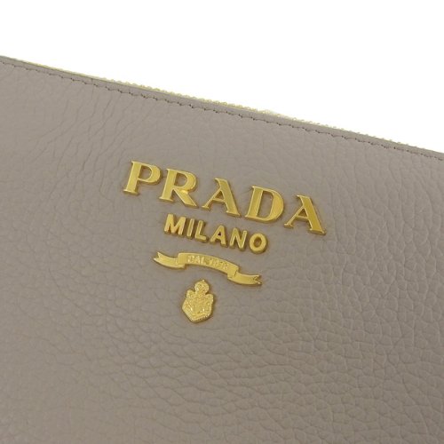 PRADA(プラダ)/PRADA プラダ VITELLO DAINO ヴィッテロ ダイノ レザー ポーチ 小物入れ メイクポーチ/img05