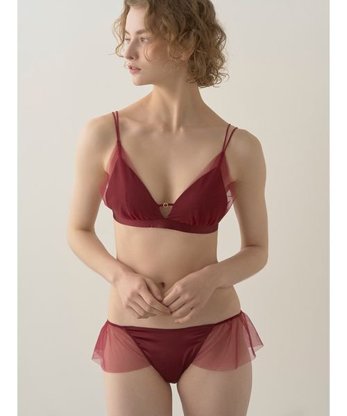 LILY BROWN Lingerie(LILY BROWN Lingerie)/グロッシーチュール/ブラレットセット/img02