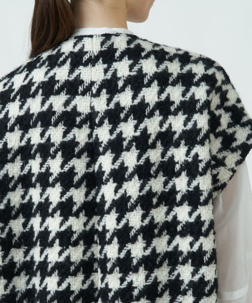 ラルジュハウンドトゥース ミドルフレンチジレ 