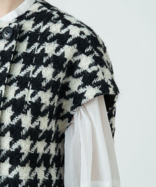 ラルジュハウンドトゥース ミドルフレンチジレ 