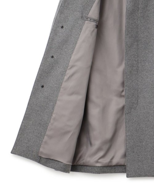 【J.PRESS BASIC】ウールカシミヤビーバーステンカラーコート 