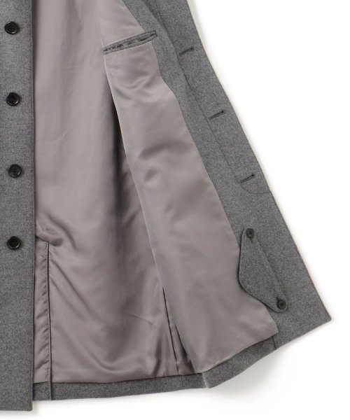 【J.PRESS BASIC】ウールカシミヤビーバーステンカラーコート 