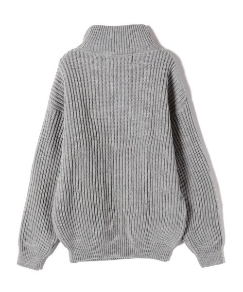 OLDDERBY KNITWEAR:リブ ジップ プルオーバー OLDDERBY KNITWEAR