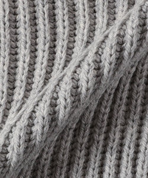 OLDDERBY KNITWEAR:リブ ジップ プルオーバー OLDDERBY KNITWEAR