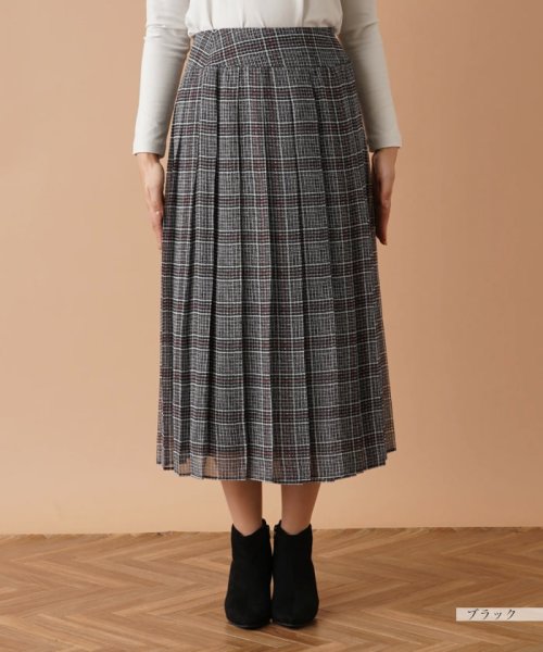 Leilian(レリアン)/チェックプリーツスカート【my perfect wardrobe】/img04