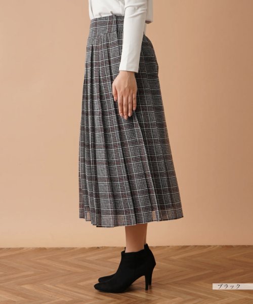 Leilian(レリアン)/チェックプリーツスカート【my perfect wardrobe】/img05