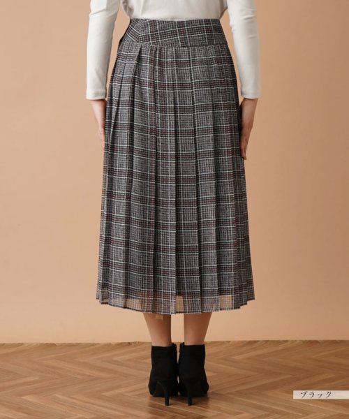 Leilian(レリアン)/チェックプリーツスカート【my perfect wardrobe】/img06