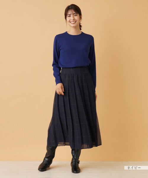 Leilian(レリアン)/チェックプリーツスカート【my perfect wardrobe】/img11