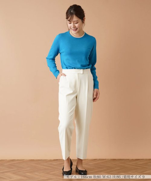 クロップドタックパンツ【my perfect wardrobe】 