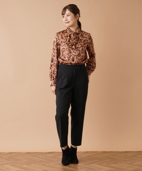 クロップドタックパンツ【my perfect wardrobe】 