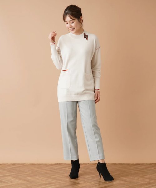 クロップドタックパンツ【my perfect wardrobe】 