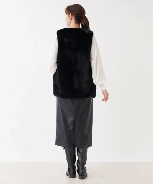 フェイクファーベスト【NEMIKA】 