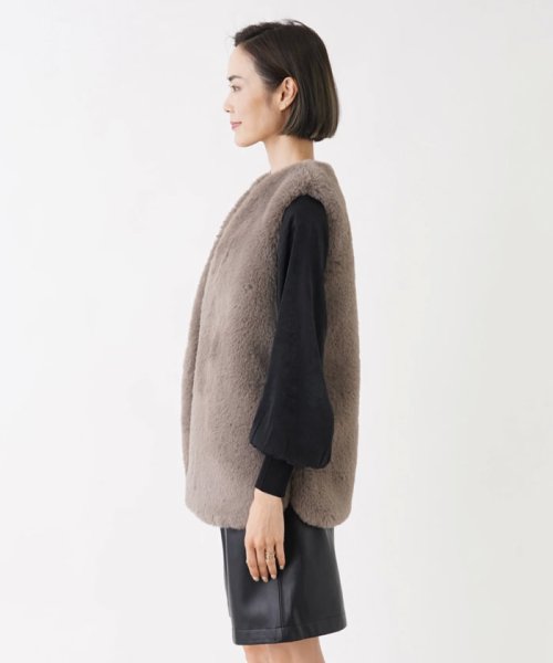 フェイクファーベスト【NEMIKA】 