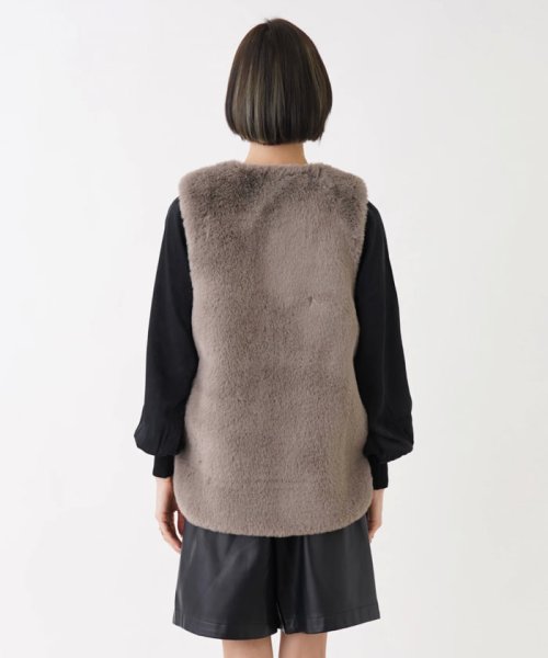 フェイクファーベスト【NEMIKA】 