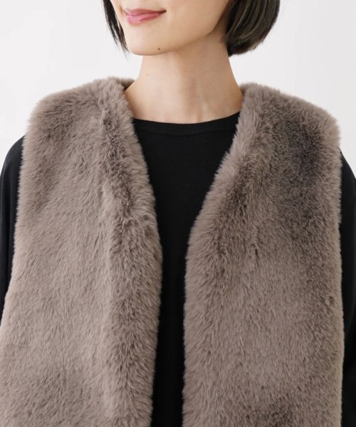 フェイクファーベスト【NEMIKA】 