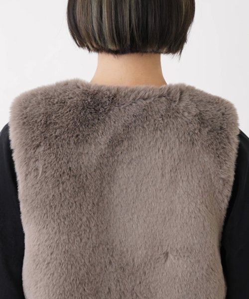 フェイクファーベスト【NEMIKA】 
