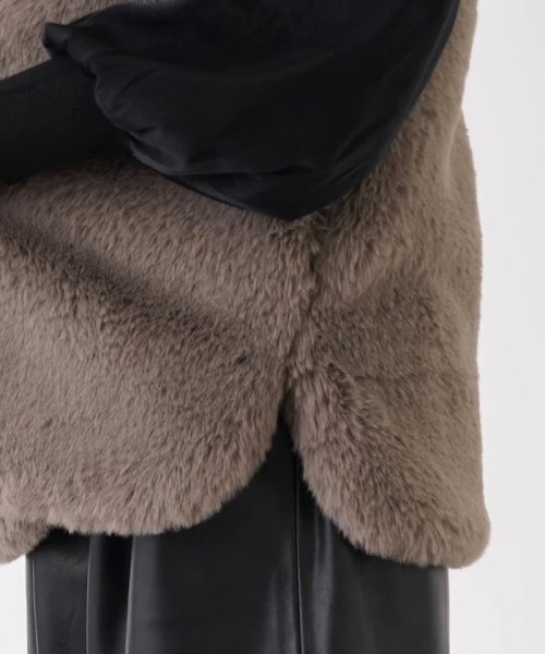 フェイクファーベスト【NEMIKA】 