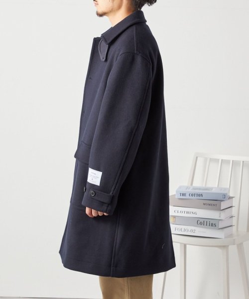 SHIPS any: FUTURE MELTON リラックス ステンカラー コート◇ MELTON FUTURE 　FUTURE 23AW◆　714