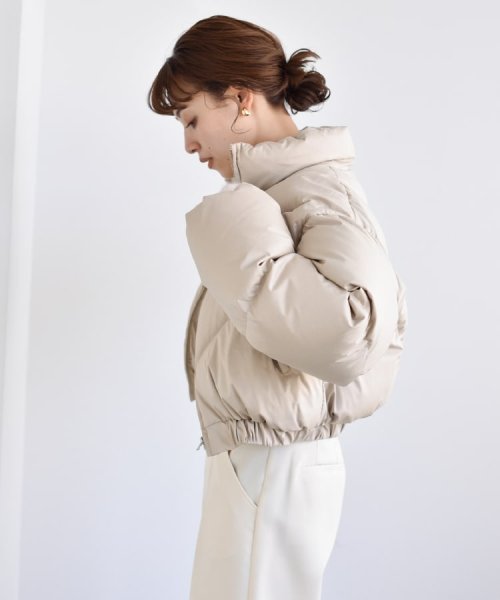 CODE A | cropped down jacket CODE