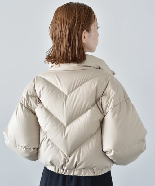 CODE A | cropped down jacket CODE