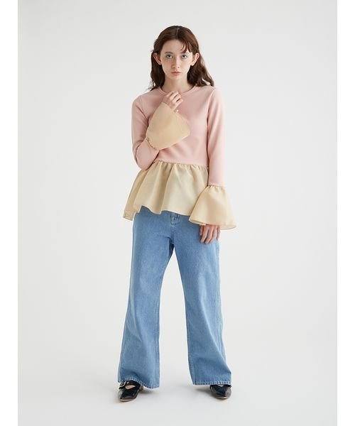 ハイウエストデニムパンツ 予めご了承ください