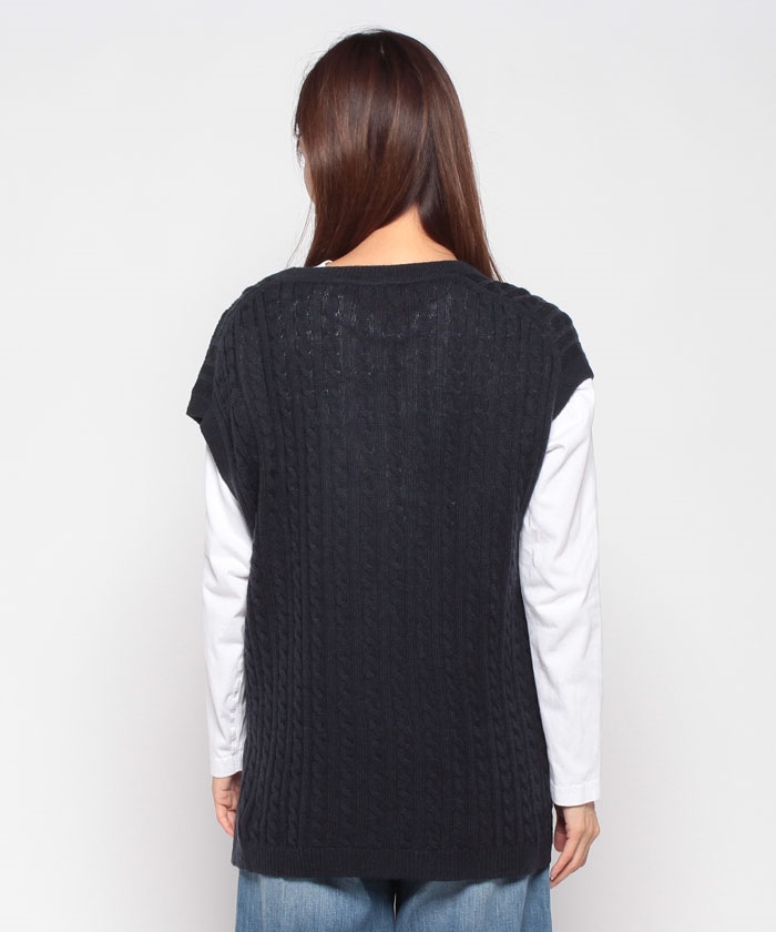 ベスト IM SOFT WOOL AO CABLE VEST IM SOFT WOOL AO CABLE VEST - ベストセラー