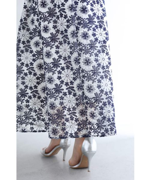 CAWAII(カワイイ)/ベールに浮かぶ上品な花刺繍ロングスカート/img03