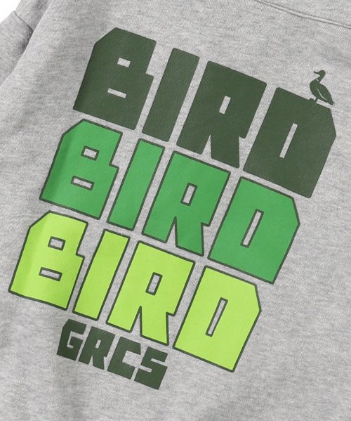 GROOVY COLORS(グルービーカラーズ)/裏毛 BIRD HALF ZIP スウェット/img12