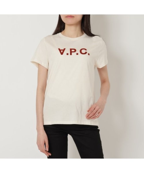 A.P.C.(アーペーセー)/アーペーセー Tシャツ カットソー トップス 半袖カットソー オフホワイト レディース APC F26944 COBQX AAC/img01