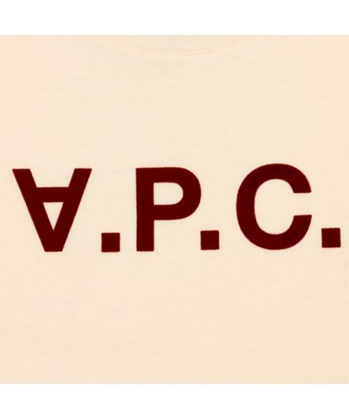 A.P.C.(アーペーセー)/アーペーセー Tシャツ カットソー トップス 半袖カットソー オフホワイト レディース APC F26944 COBQX AAC/img06
