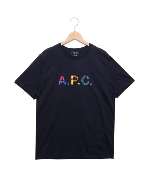 A.P.C.(アーペーセー)/アーペーセー Tシャツ カットソー トップス 半袖カットソー ネイビー メンズ APC H26292 COBQX IAK/img01