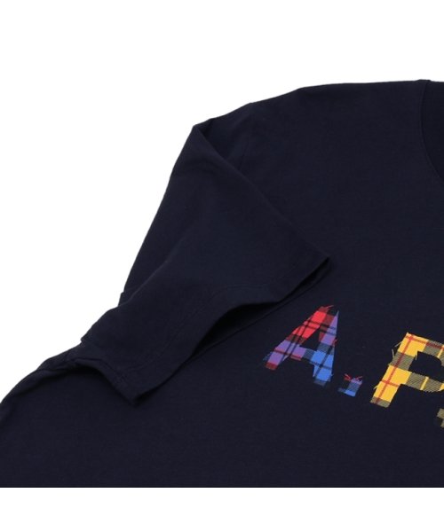 A.P.C.(アーペーセー)/アーペーセー Tシャツ カットソー トップス 半袖カットソー ネイビー メンズ APC H26292 COBQX IAK/img07