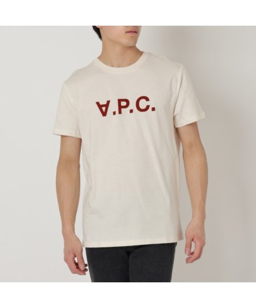 A.P.C.(アーペーセー)/アーペーセー Tシャツ カットソー トップス 半袖カットソー オフホワイト メンズ APC H26943 COBQX AAC/img01