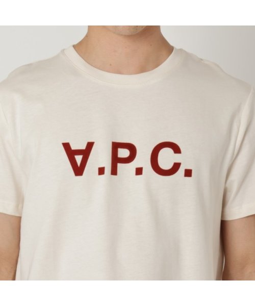 A.P.C.(アーペーセー)/アーペーセー Tシャツ カットソー トップス 半袖カットソー オフホワイト メンズ APC H26943 COBQX AAC/img04