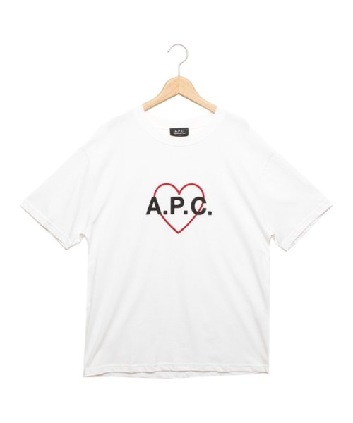 A.P.C.(アーペーセー)/アーペーセー Tシャツ カットソー トップス 半袖カットソー ホワイト レディース APC M26117 COEIO AAB/img01