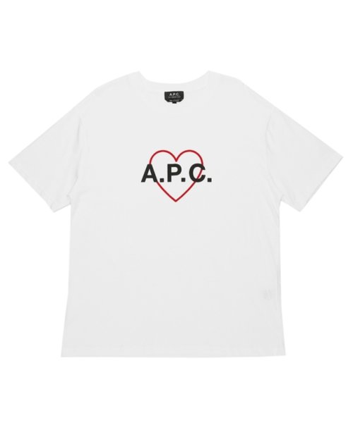 A.P.C.(アーペーセー)/アーペーセー Tシャツ カットソー トップス 半袖カットソー ホワイト レディース APC M26117 COEIO AAB/img05