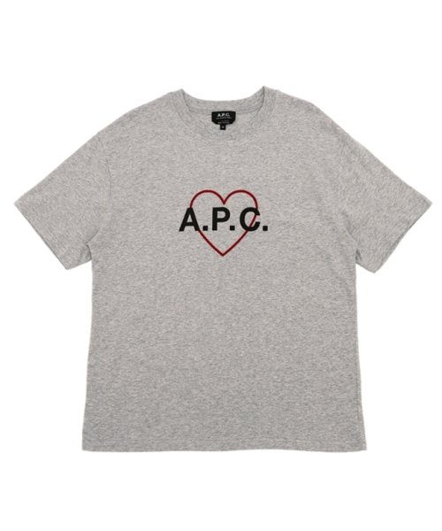 A.P.C.(アーペーセー)/アーペーセー Tシャツ カットソー トップス 半袖カットソー グレー レディース APC M26118 COEIO PLA/img05