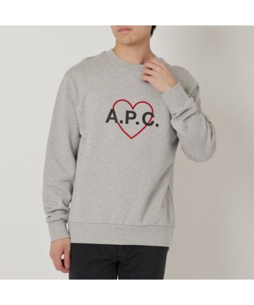 A.P.C.(アーペーセー)/アーペーセー スウェット トップス スウェットシャツ プルオーバー グレー メンズ APC M27732 COEIP PLA/img01