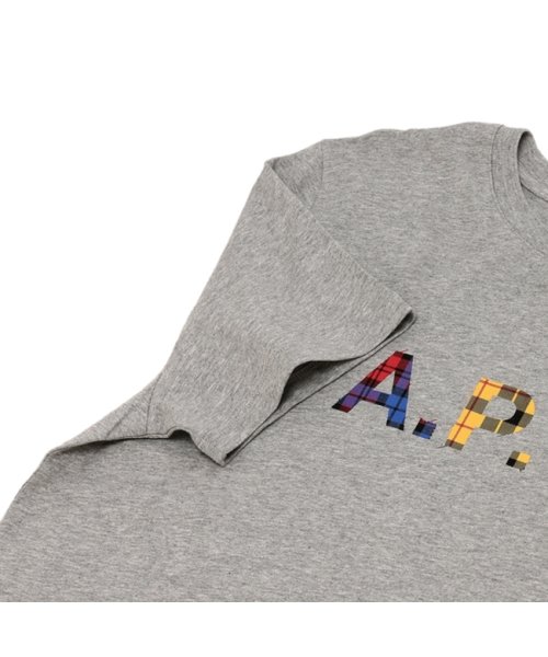 A.P.C.(アーペーセー)/アーペーセー Tシャツ カットソー トップス 半袖カットソー グレー メンズ APC H26292 COEZB PLB/img07
