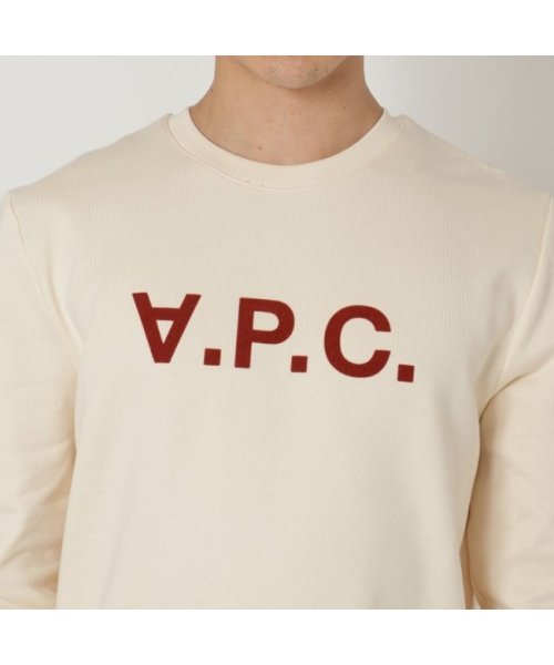 A.P.C.(アーペーセー)/アーペーセー スウェット トップス スウェットシャツ プルオーバー オフホワイト メンズ APC H27378 COFAX AAC/img04