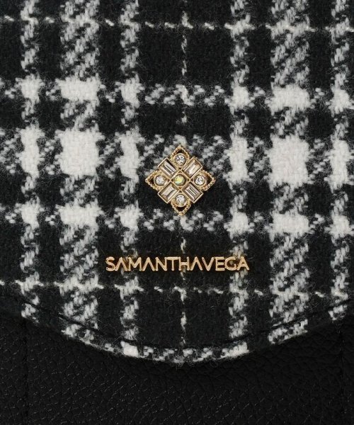 SAMANTHAVEGA(サマンサベガ)/ツイードダイヤカットスマホショルダーバッグ/img04