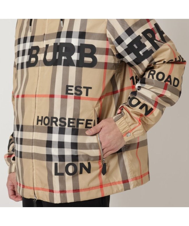 バーバリー ブルゾン スタンフォード ベージュ メンズ BURBERRY 8067774 A7028