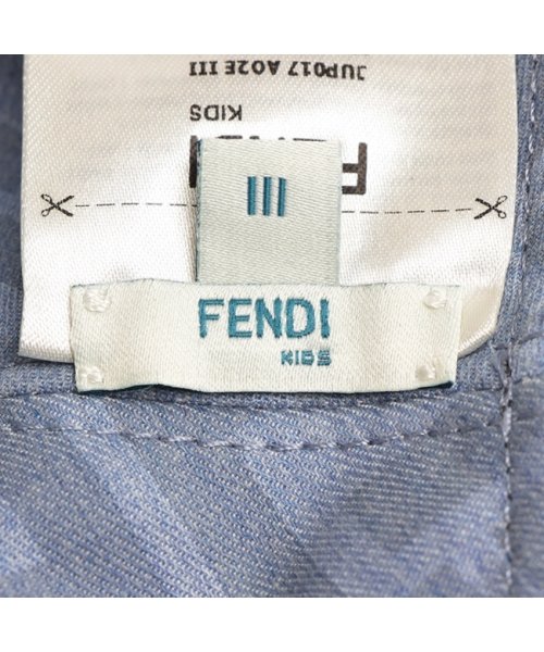 FENDI(フェンディ)/フェンディ 帽子 子供服 FFロゴ リバーシブル　バケハ バケットハット ブルー レディース FENDI JUP017 AO2E F195G/img08