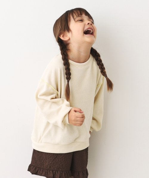 THE SHOP TK（KID）(ザ　ショップ　ティーケー（キッズ）)/100－140/モールニット/親子リンクアイテム/ハグするニットシリーズ/img11